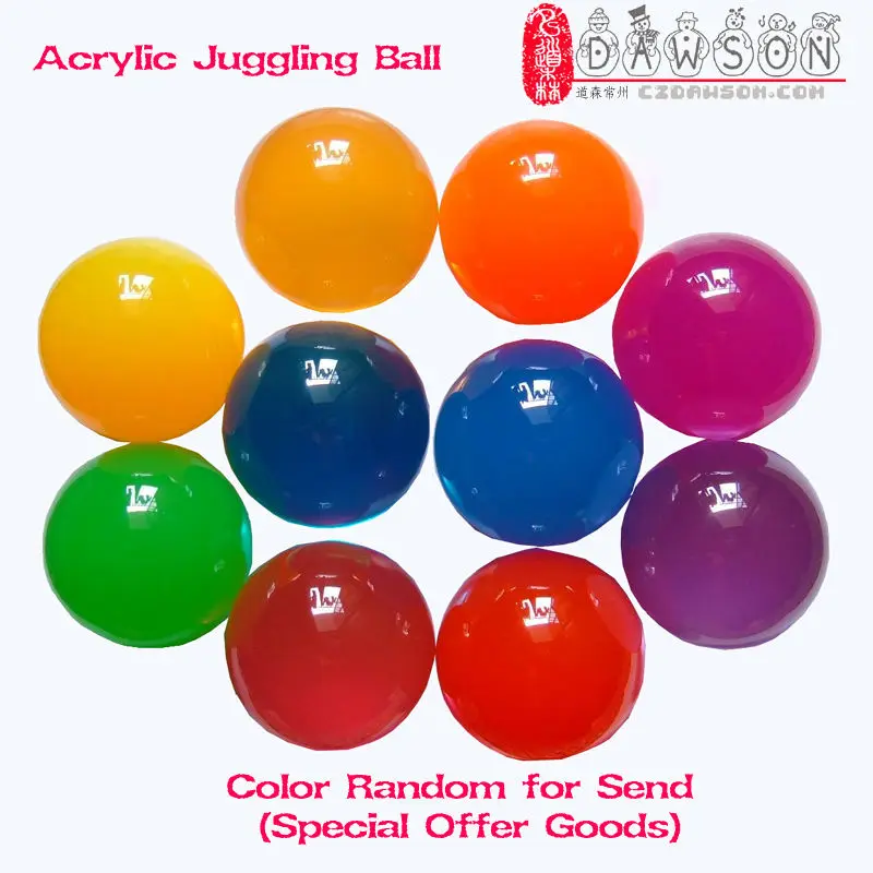 Акриловые жонглирующие шарики Contact Magic Toys 2 95 дюйма 75 мм (товары специального