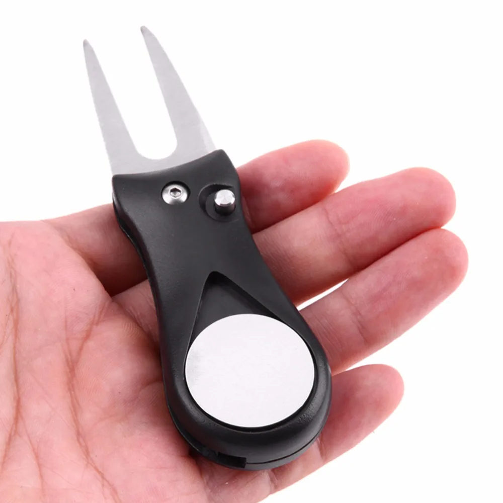 1 шт. инструмент для гольфа ремонт Switchblade инструмент шаг паз очиститель гольф вилка аксессуары для гольфа установка зеленая вилка Прямая поставка