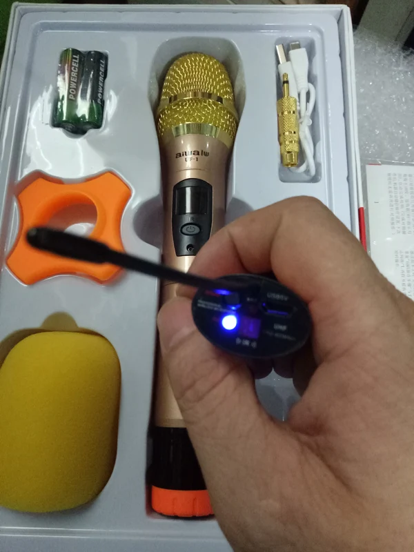 Универсальный беспроводной микрофон AIBIERTE UHF 715 0-745 0 МГц | Электроника