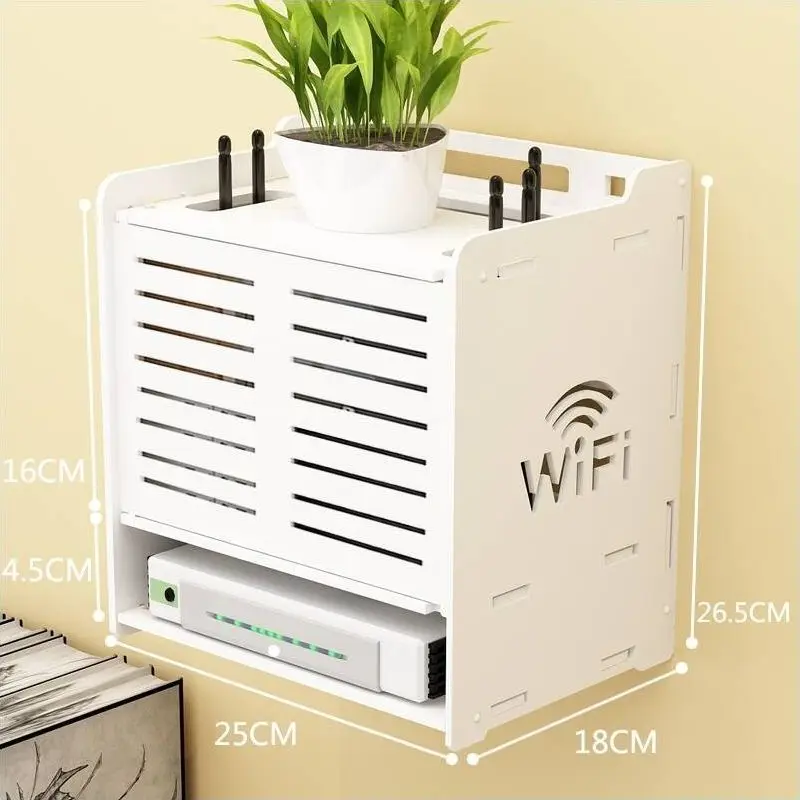 MODEL H Украшение маршрутизатор Европа Экранирование wifi гостиная шкаф розетка крышка полка стеки стеллаж для хранения ТВ приставка - Цвет: MODEL H