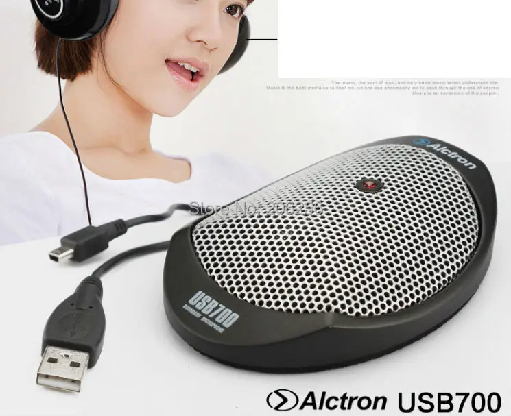 Новое поступление Alctron usb700 конденсатор конденсаторный микрофон для записи USB