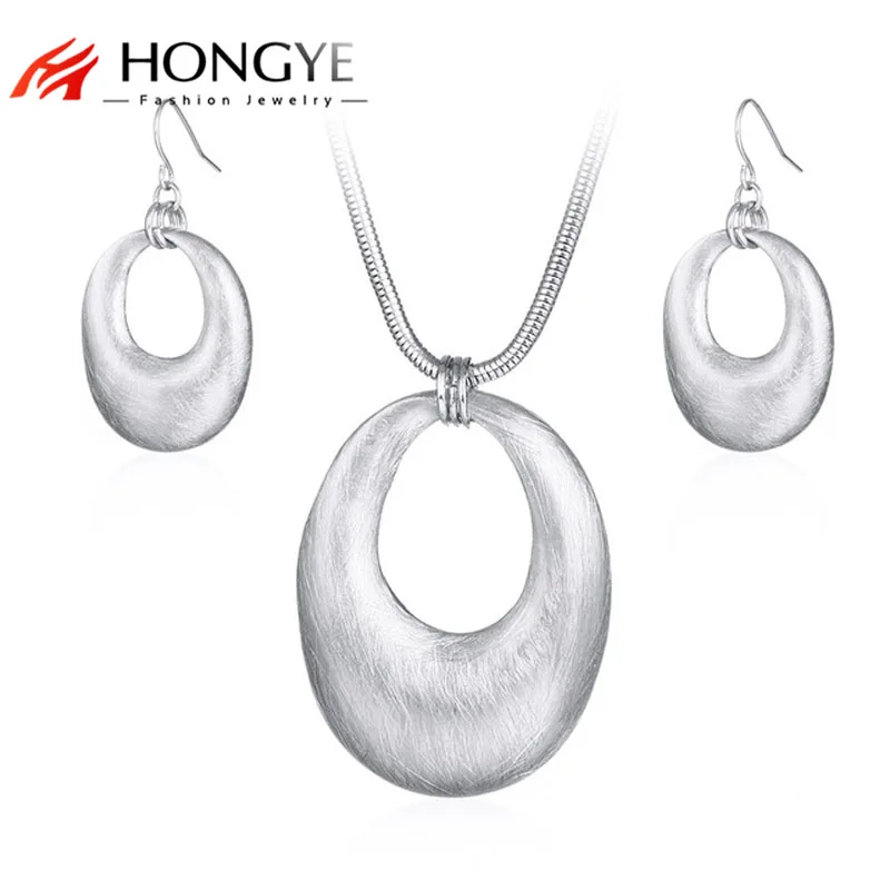 HONGYE/хит продаж комплекты ювелирных изделий золотого и серебряного цвета