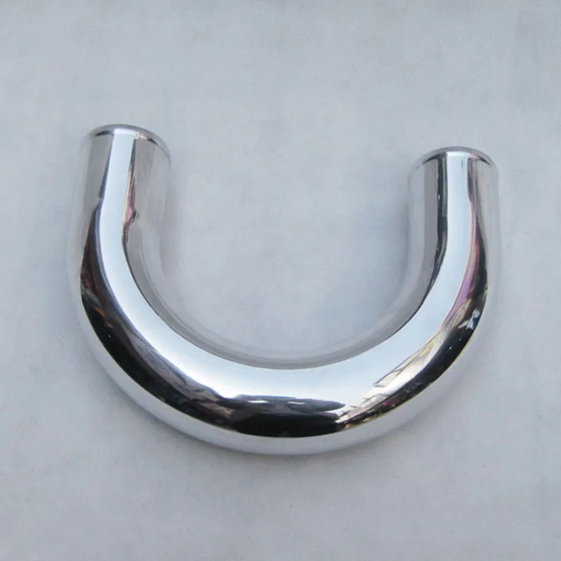 Алюминиевые выхлопные/Downpipe/интеркулер трубы 180 градусов OD: 38 мм 1 5 &quotДлина 600