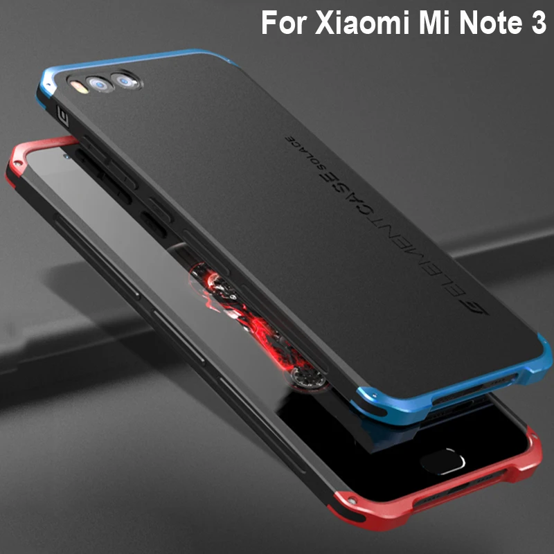 Чехлы для Xaiomi Mi Note 3 чехол жесткая задняя часть PC металлический бампер деловой