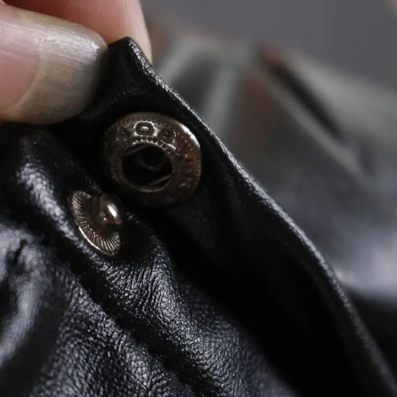New Fashion Dog Leather Jacket Waterproof Coat Plush Plus Velvet Clothes Pet Cat Dog Jacket Autumn And Winter Warm Clothing