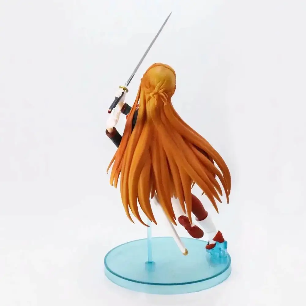 Anime Figure 18CM Sword Art Online Yuuki Asuna PVC Collectible Model Toy Christmas Gift | Игрушки и хобби