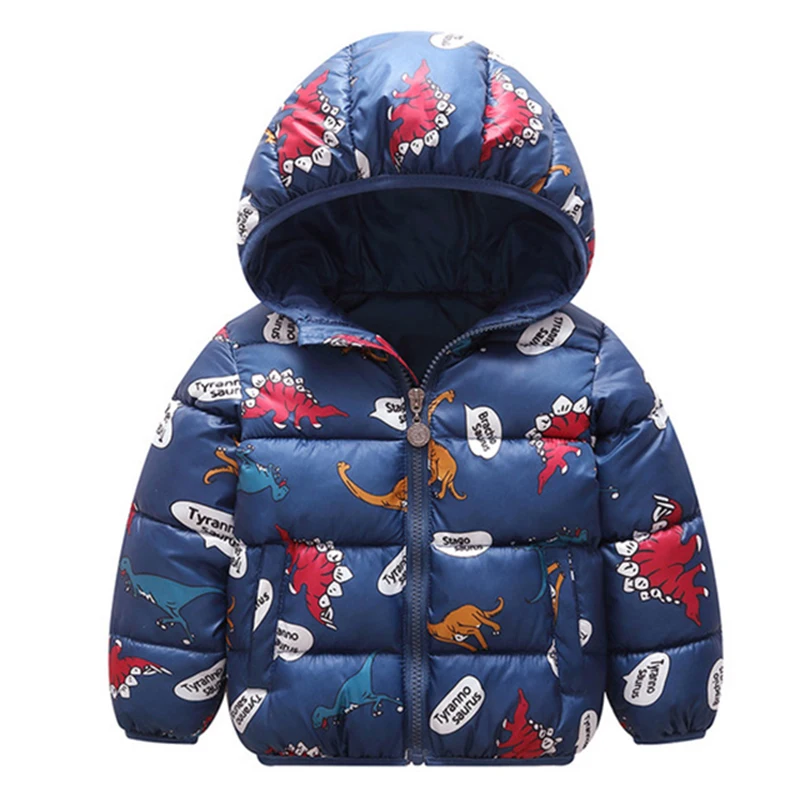 Зимняя куртка для мальчиков и девочек детское теплое пуховое пальто детская
