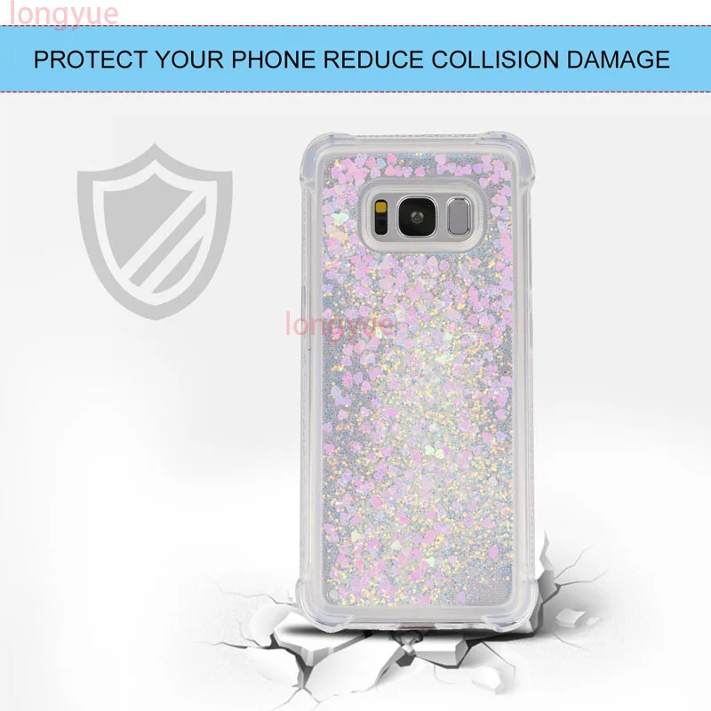 Для samsung Galaxy S8 чехол для случае Coque жидкий силикон мягкие Нескользящие осень ТПУ