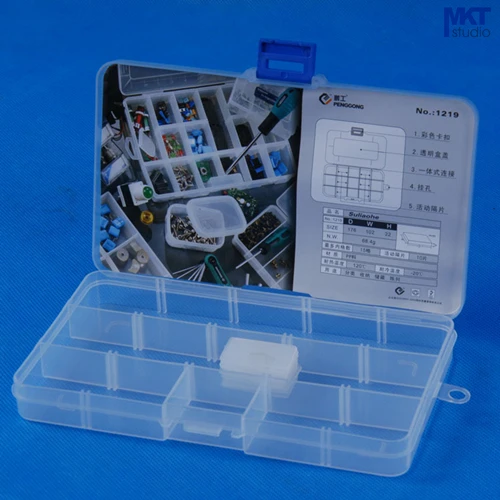 

5Pcs 176mm*102mm*22mm Polypropylene PP Tools Container Storage Box, IC box, Electronic DIY Tools