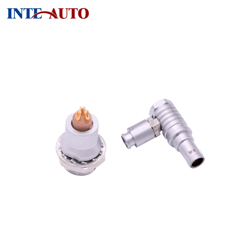 3 pins circular push pull power connector Metal elbow Plug electrical panel receptacle FTHG.0B.303 EZEG.0B.303 | Обустройство дома