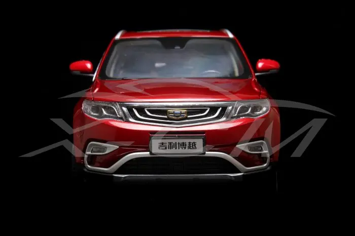 Литая модель автомобиля Geely Auto Geely Boyue SUV 1:18(красный)+ маленький подарок