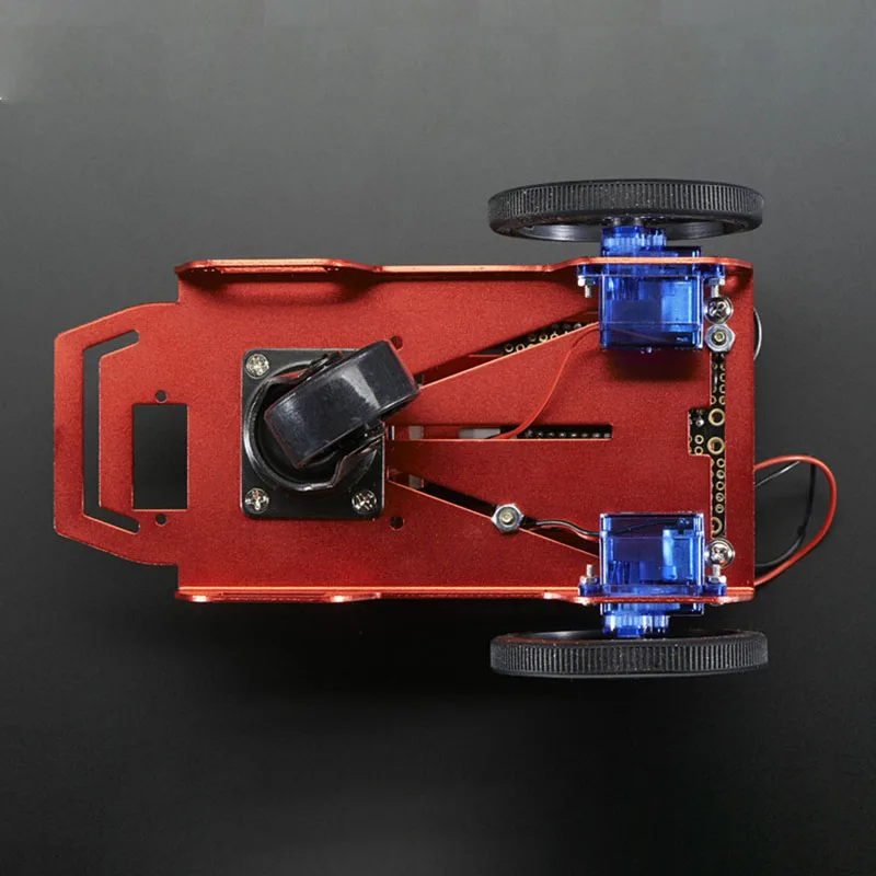 FEETECH 2WD Мини серво робот автомобиль Arduino микро: бит Программирование образование Rc