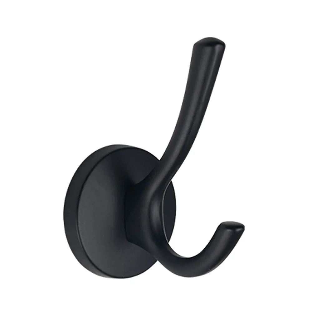 European zinc alloy coat hook solid black single wall hanging retro door wx8251636 | Обустройство дома