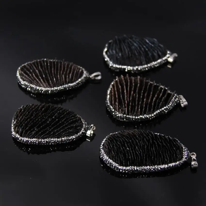 5 шт./лот подвеска из натурального Коралл произвольной формы зернистая