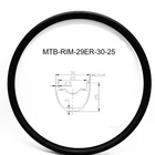 Графин 29er карбоновые горные диски безкамерные велосипедные диски 30x25 мм внутренняя ширина 25 мм карбоновые фоды XC 380 г