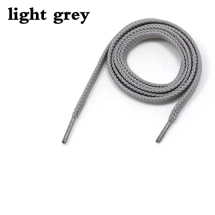 Light grey 28 цветов шнурки пара классических плоских двойных полых тканых шнурков 100 см/120 см/140 см/160 см Спортивные Повседневные шнурки SB-1 - Цвет: Light grey