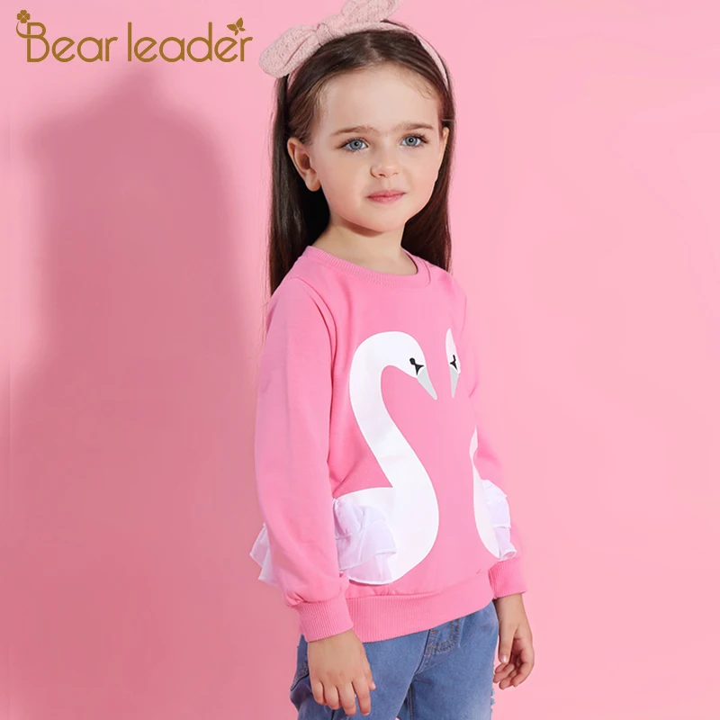 Bear Leader/детская одежда; Новинка г.; Весенняя детская одежда для мальчиков и девочек с рисунком динозавра; Лоскутная Толстовка принцессы; одежда; От 2 до 7 лет