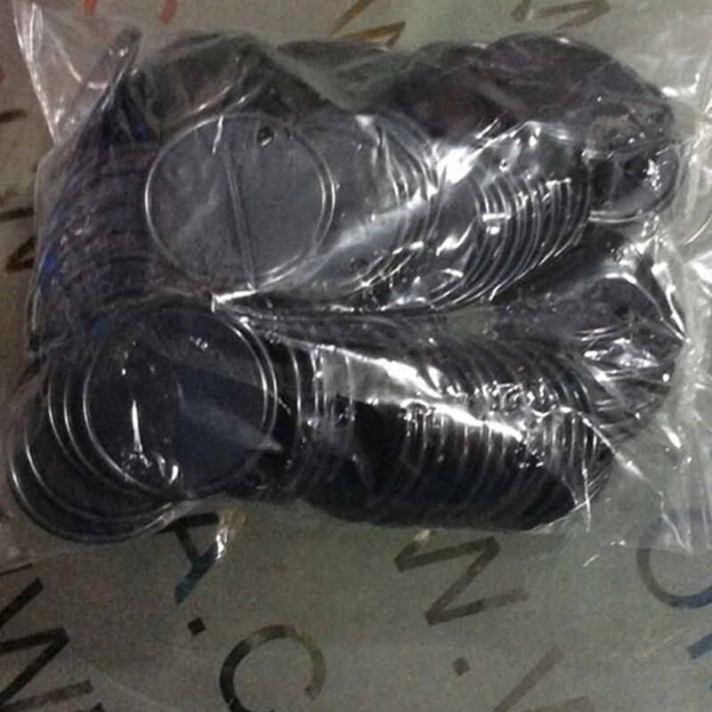 100 шт./компл. 35 мм * 2 пластиковые чипы для монет покера с отверстием настольных игр