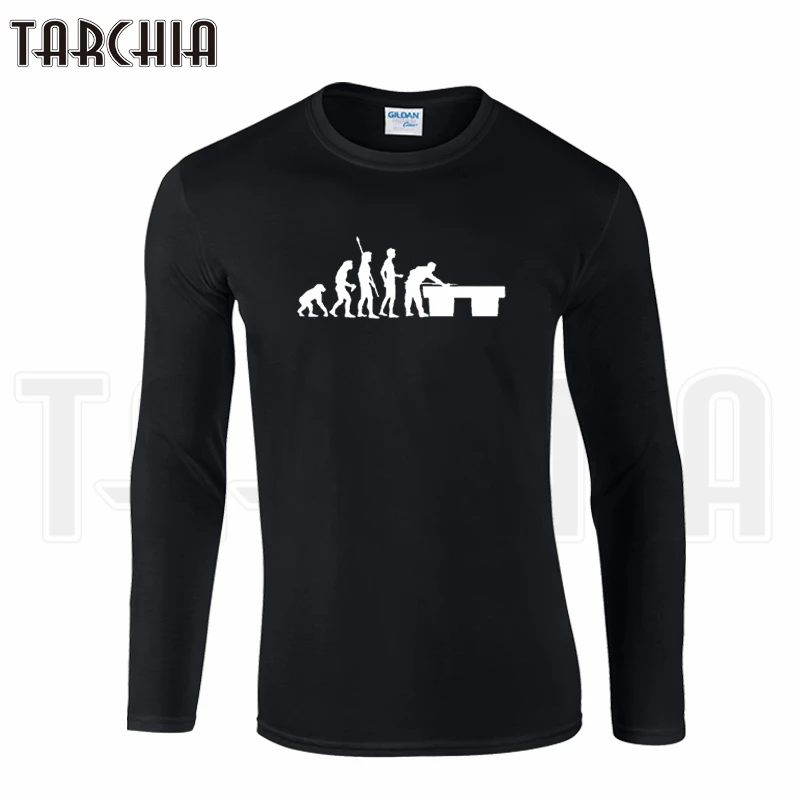 TARCHIA EUR Размеры Мужская футболка с длинным рукавом Футболка Homme модные Evolution вы