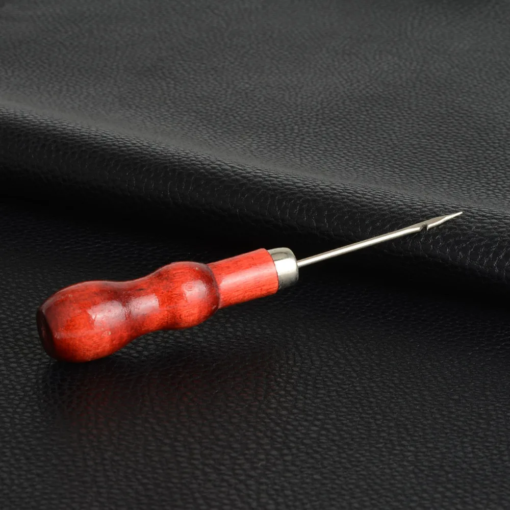 Набор инструментов для шитья кожи и текстиля шило с деревянной ручкой конусное