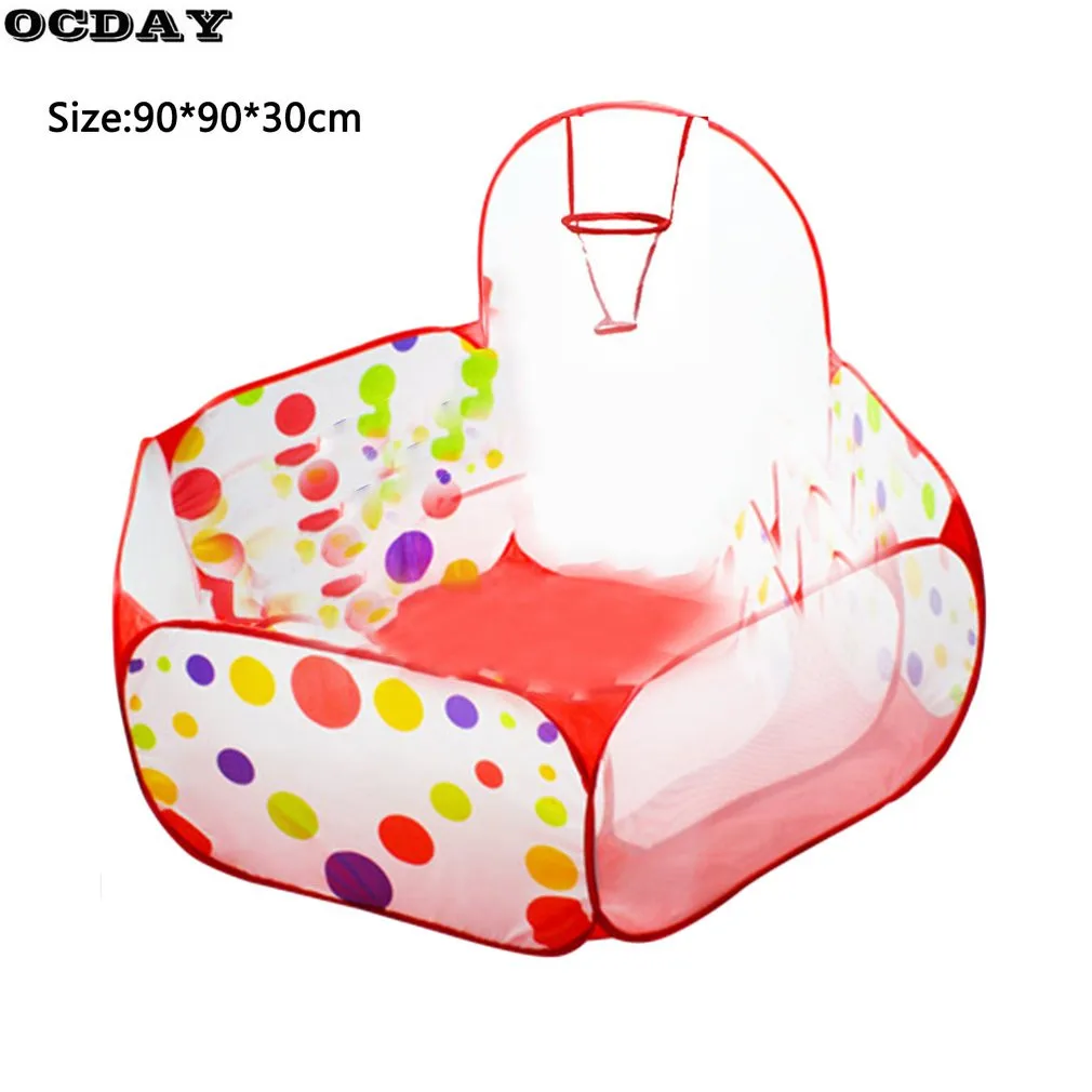 Складной игрушечный тент OCDAY детский игровой домик палатка в горошек