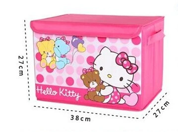 1 шт. только мультяшная холщовая одежда больших размеров коробка для хранения |