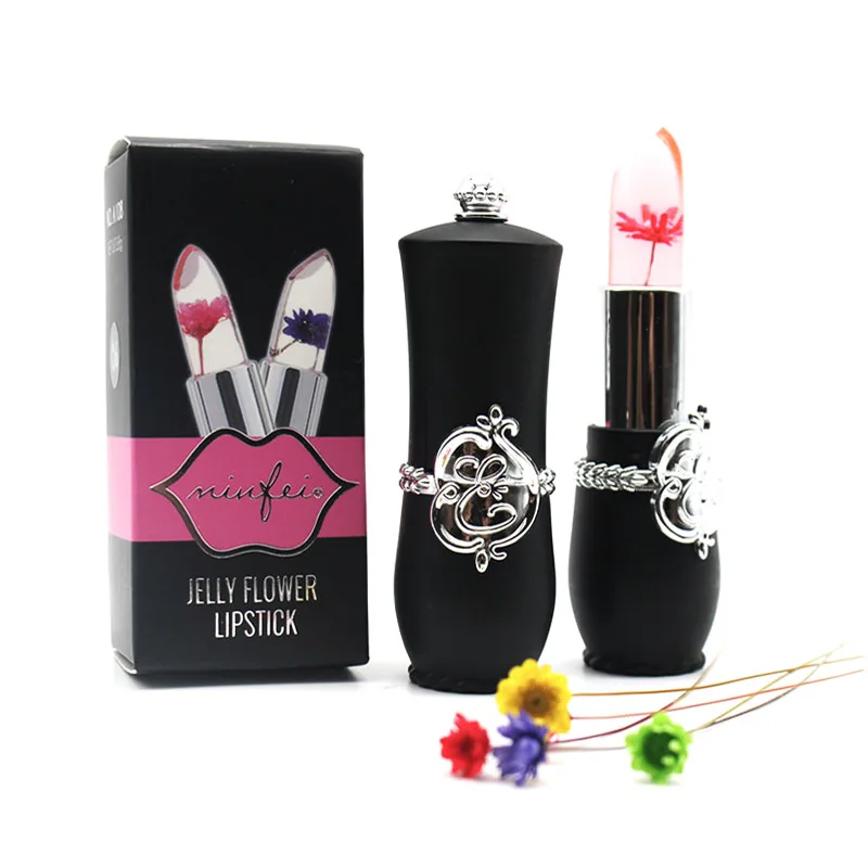 Фирменная питательная прозрачная Цветочная губная помада Увлажняющая макияж