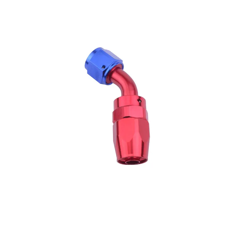 

An 6 An6 45 Degree Aluminum Swivel Hose End Fitting Adapter Oil Fuel Line Hose Connector