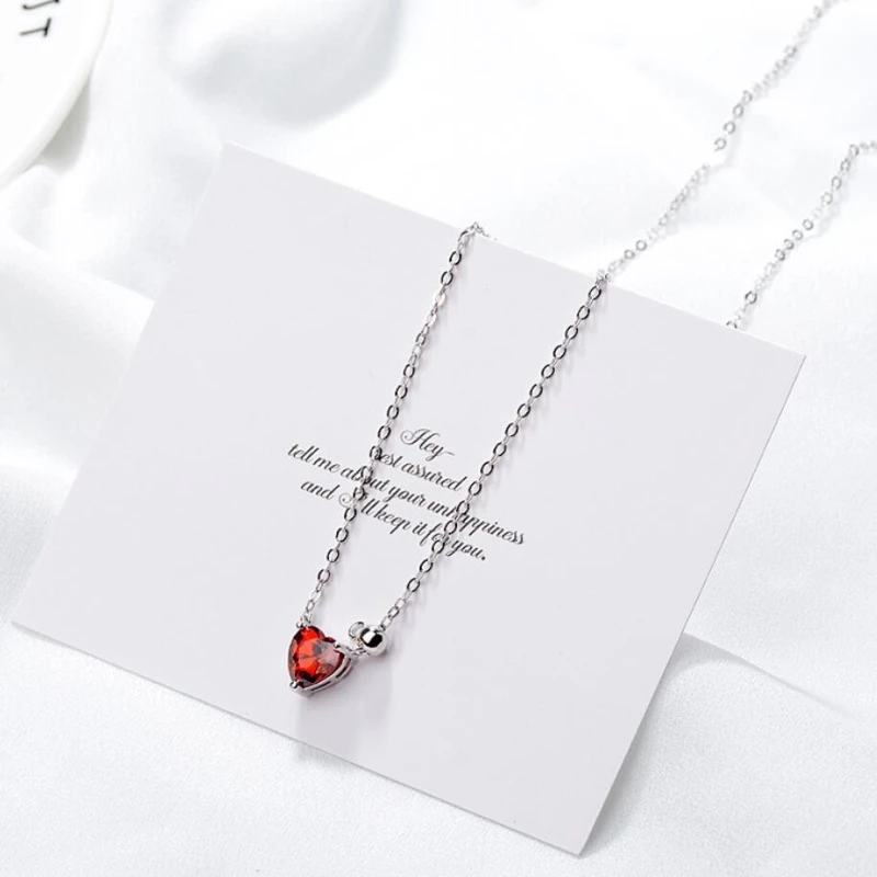 Женское ожерелье с цепочкой из стерлингового серебра 925 пробы изображением