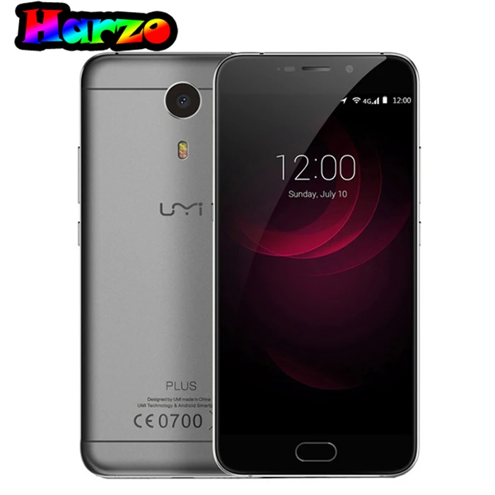 UMI плюс 4G B + 32 ГБ Восьмиядерный MTK6755M Touch ID Helio P10 1 8 ГГц 5 дюймов 2.5D FHD экран Android 6 0 LTE HiFi
