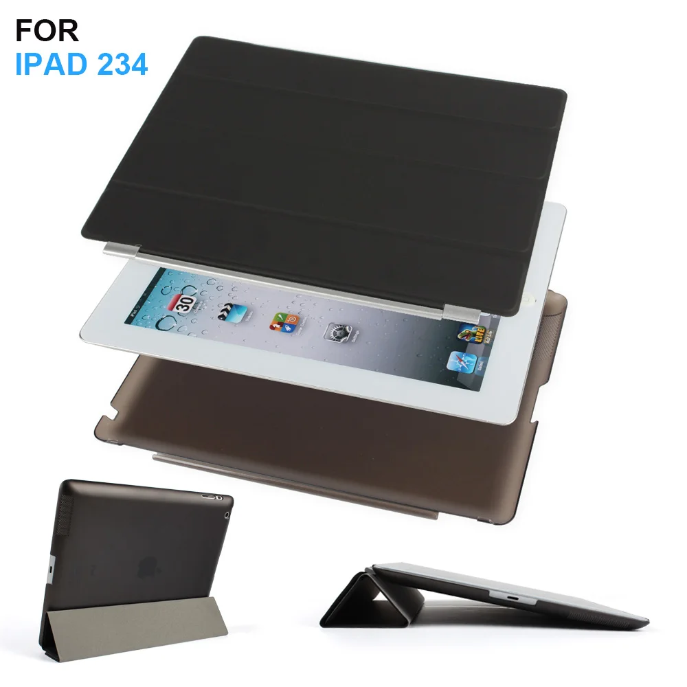 Чехол накладка из искусственной кожи Batianda тонкий складной магнитный передний