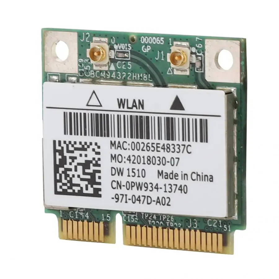 Двухдиапазонная Беспроводная сетевая мини карта PCI E 300 Мбит/с для DELL E4200