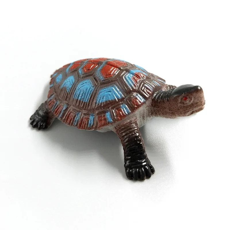 Кавайная Имитация животных статуя морская черепаха Краб Модель Статуэтка