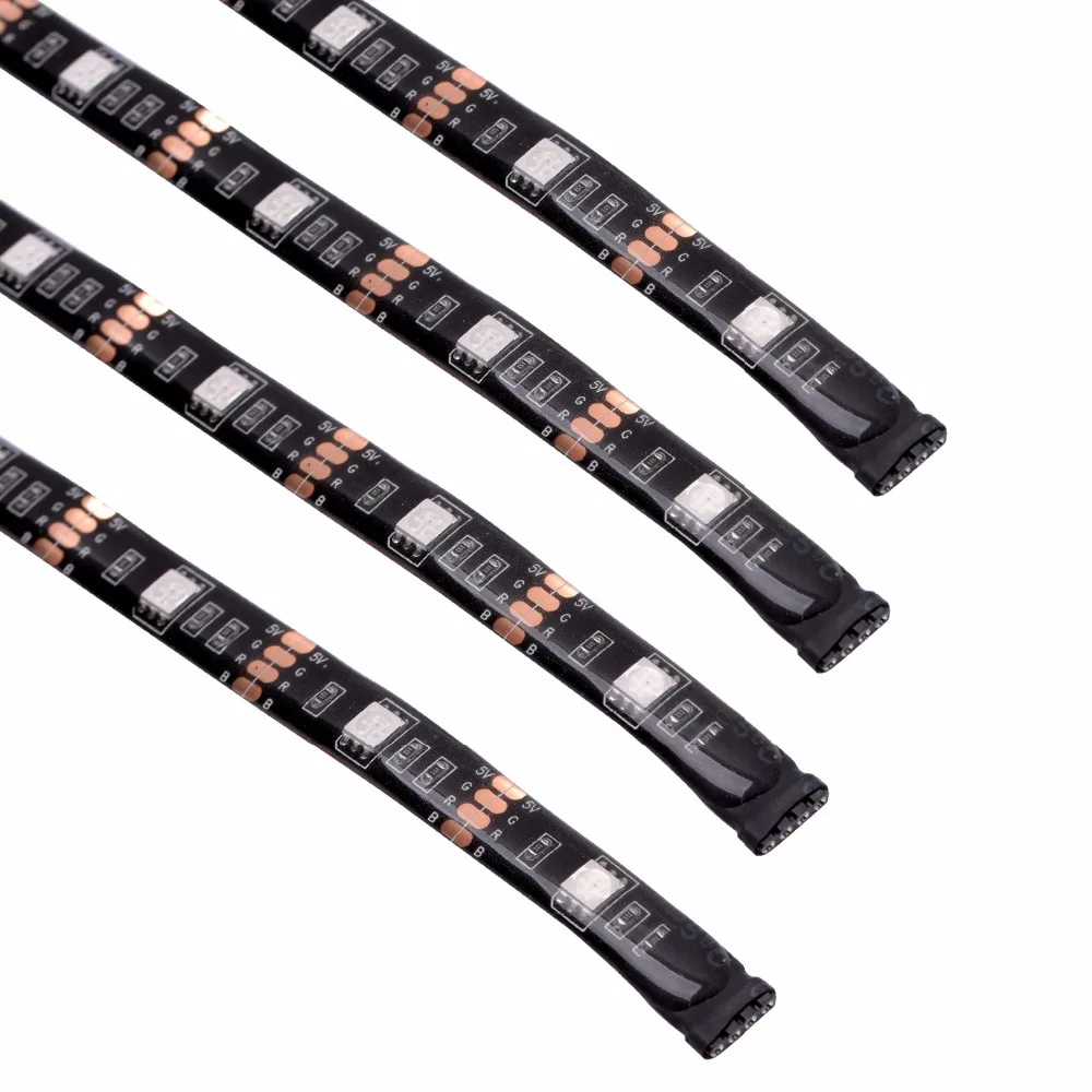 USB RGB Светодиодная лента 5050 SMD водонепроницаемая гибкая светодиодная подсветка