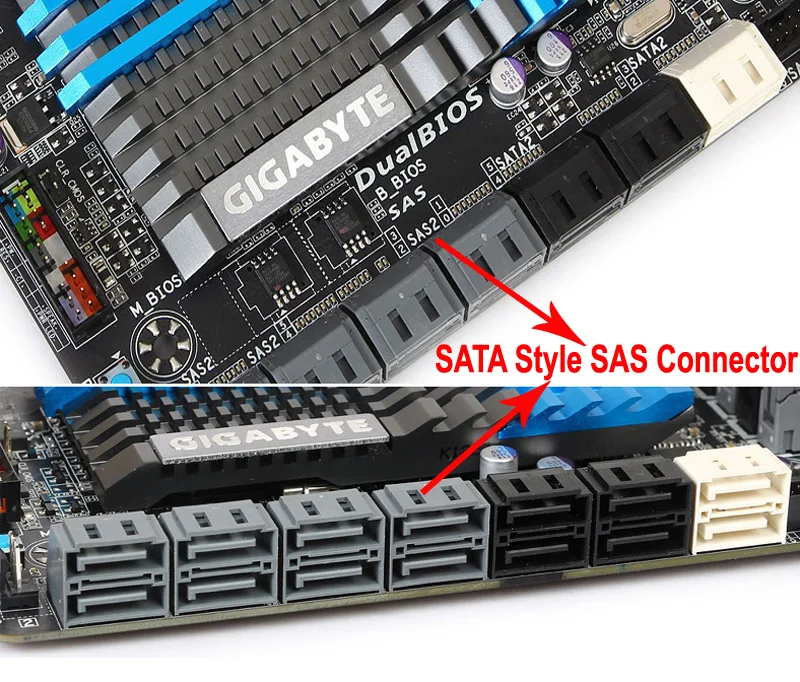 Free Shipping 50cm Mini SAS 29P SFF-8482 to SATA 3.0 7P Cable Adapter w/ Power Connector | Компьютеры и офис