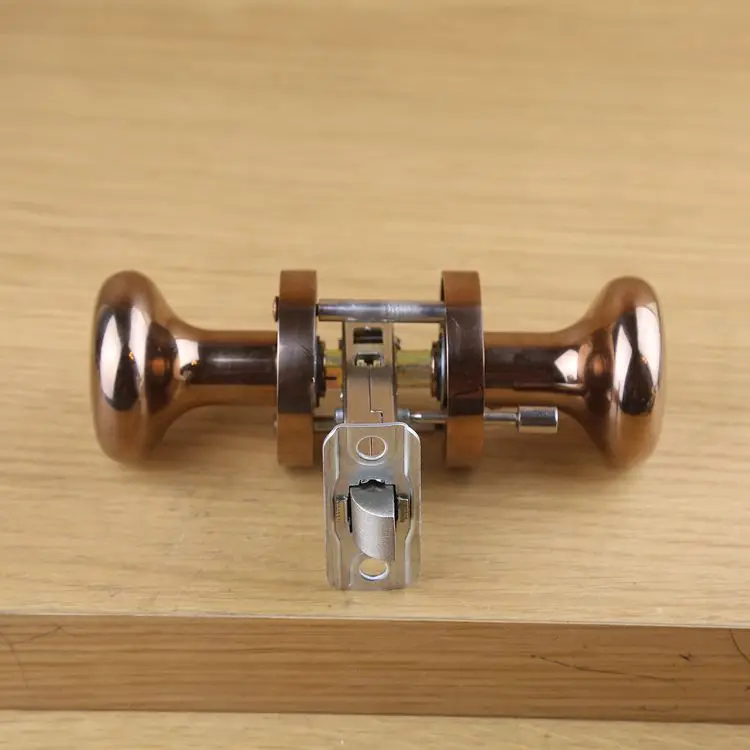 Бесшумный дверной замок для спальни европейский стиль антикварный шариковый