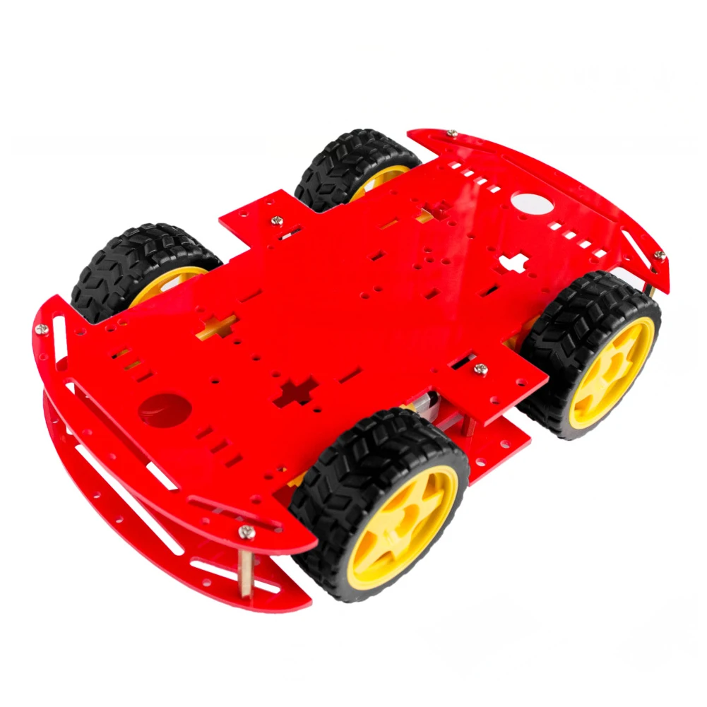 4 колеса шасси наборы запасных частей механическая структура легко установить