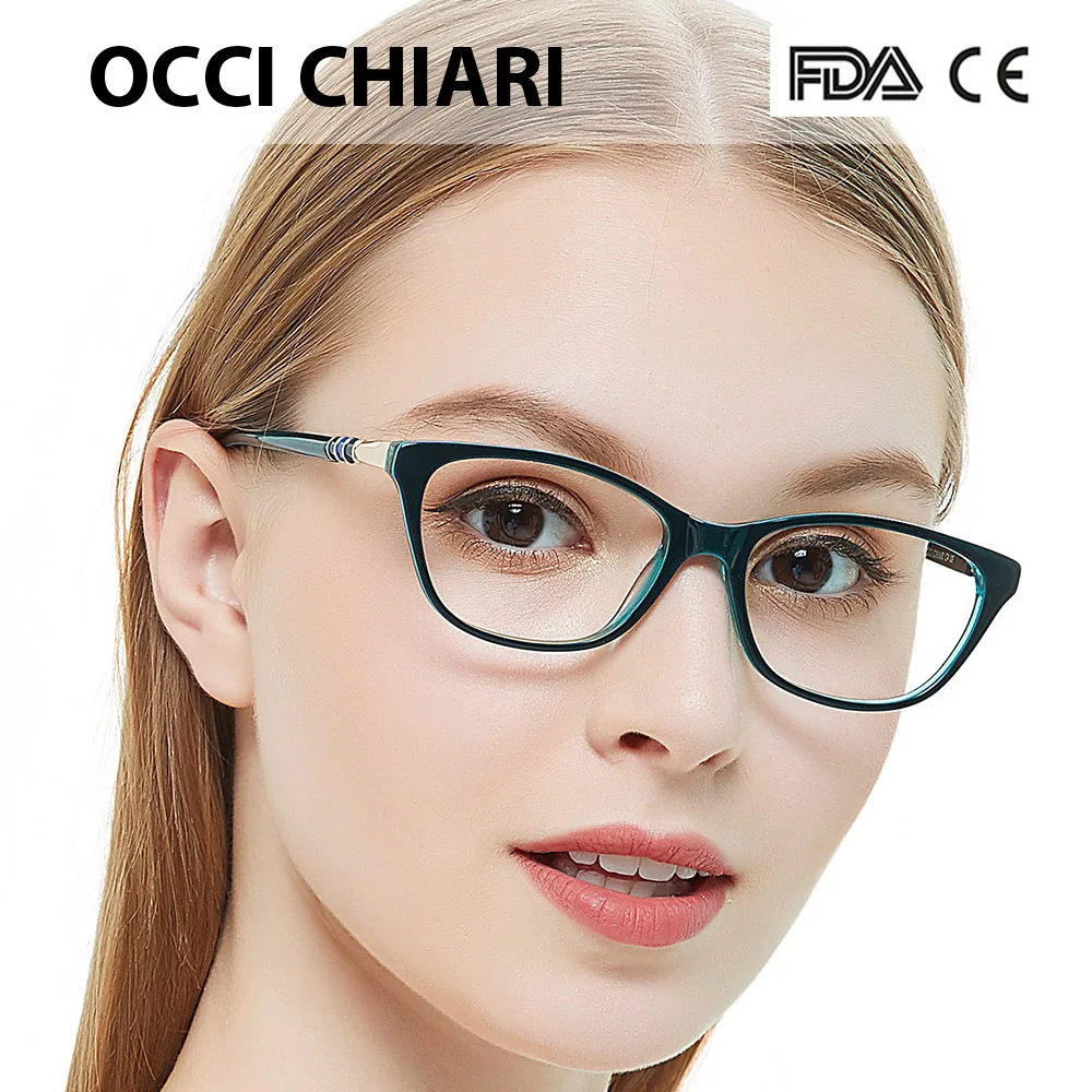 OCCI CHIARI Высококачественная итальянская дизайнерская металлическая оправа для очков для женщин, оптическая оправа для очков ручной работы NAI