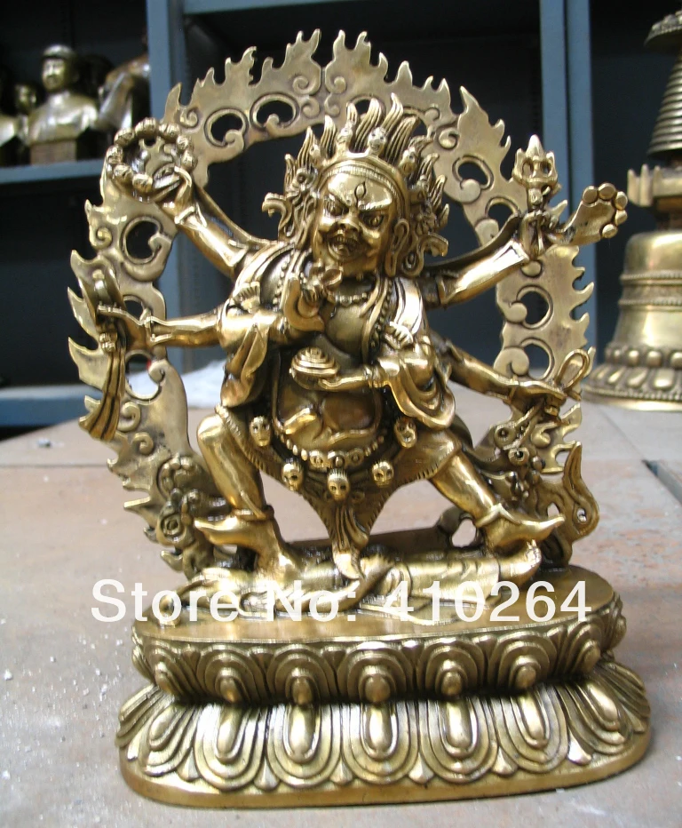 

God of wealth Wealth chair Bronze dargon Statue