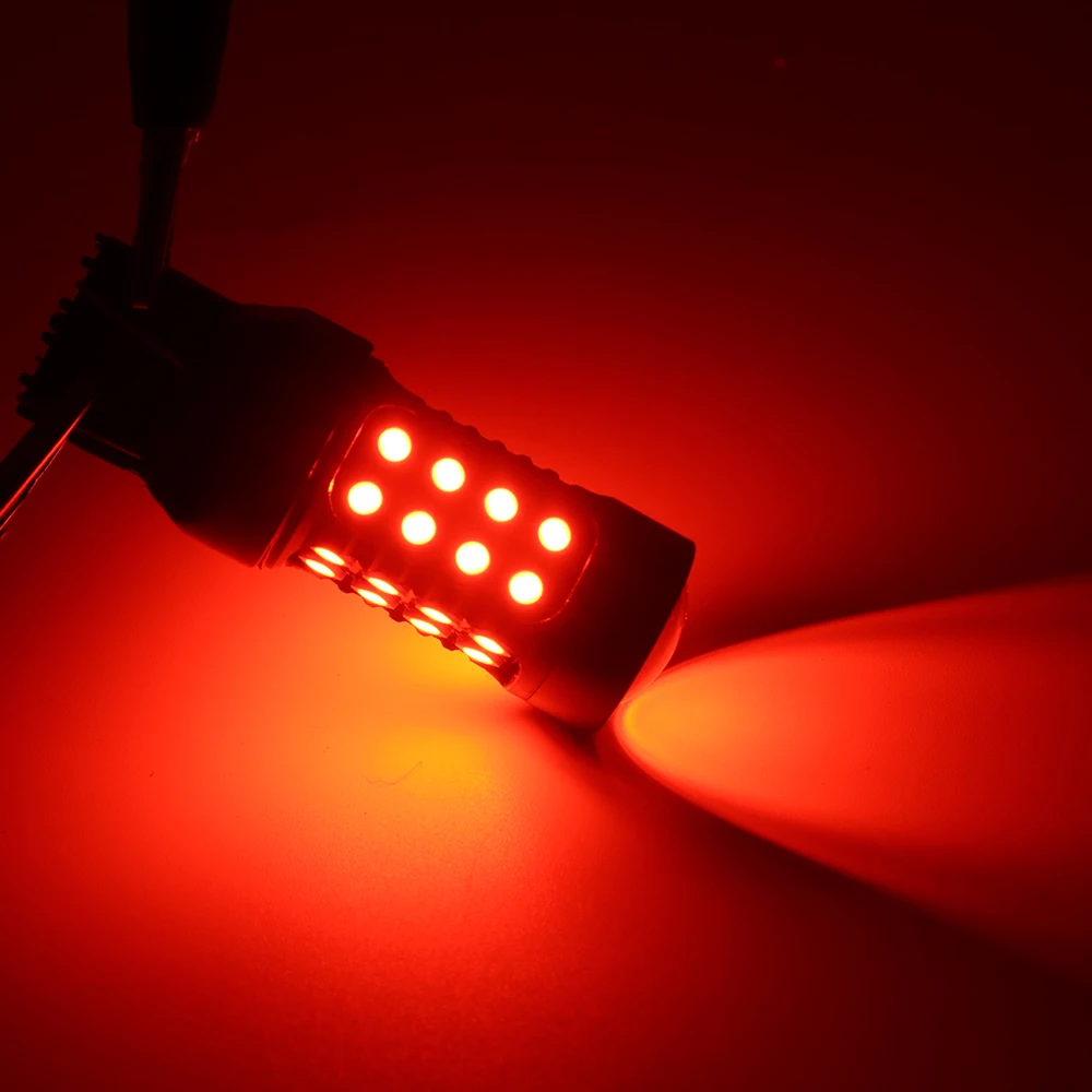 YSY 2 шт. Светодиодные Автомобильные 1157 bay15d 508 T20 7443 w21/5 Вт 3030 36smd красный DRL задний