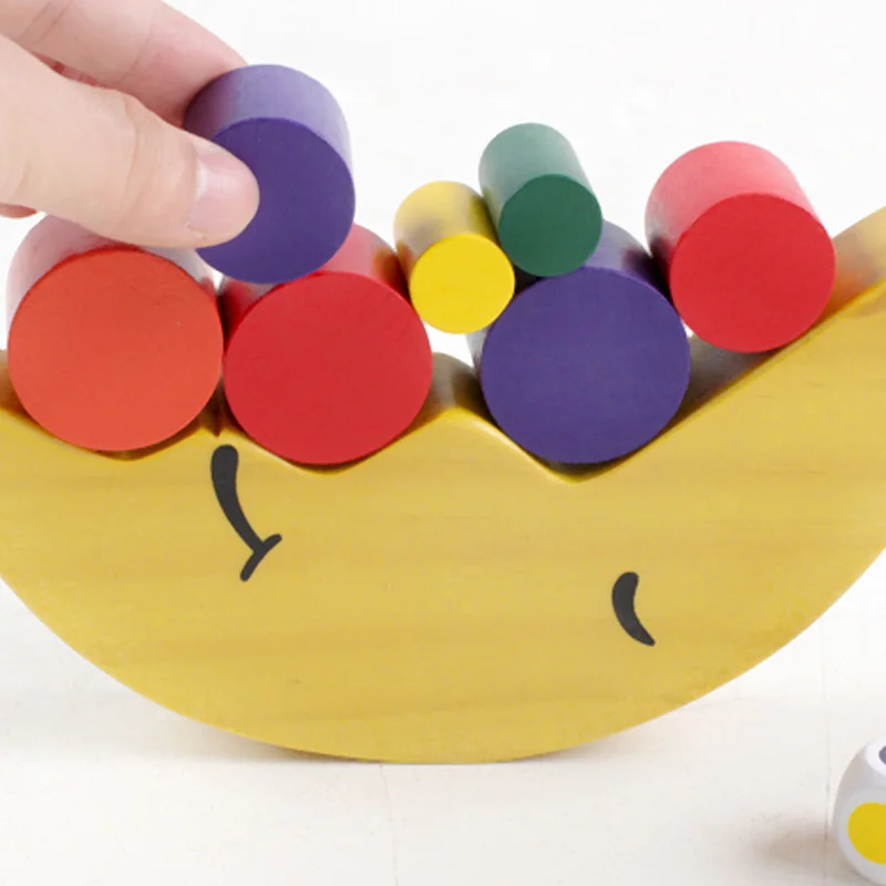 Обучающие деревянные игрушки для детей в форме Луны геометрический луч | Игрушки