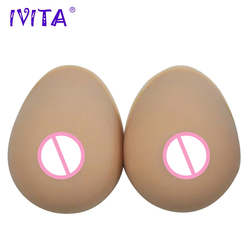 Силиконовая искусственная грудь IVITA 600 г силиконовая форма груди для