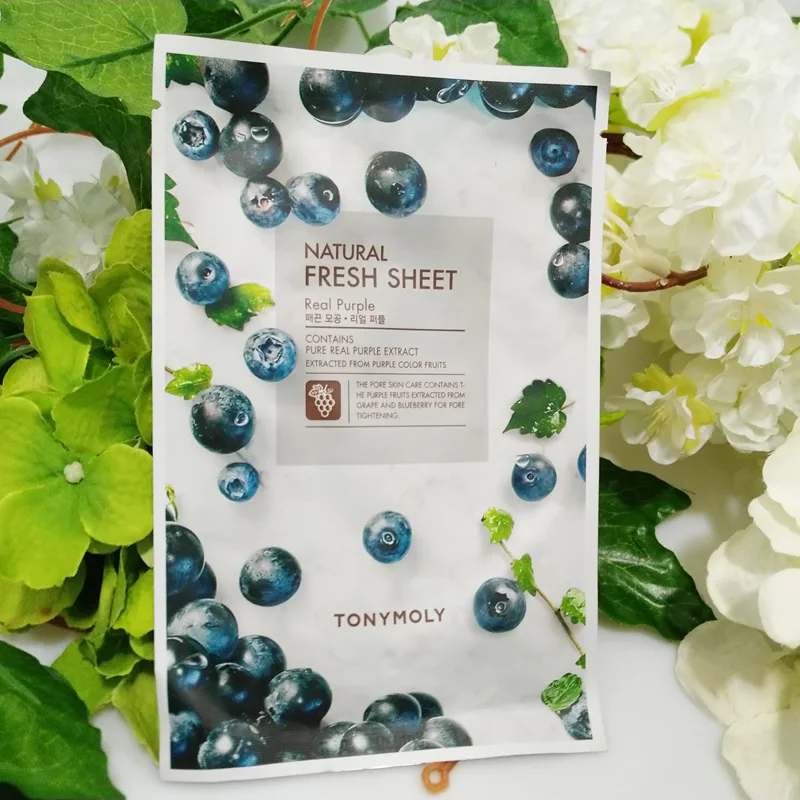 TONYMOLY Корея Косметика Натуральный Свежий лист маска увлажняющее масло контроль против старения усадка поры маска для лица