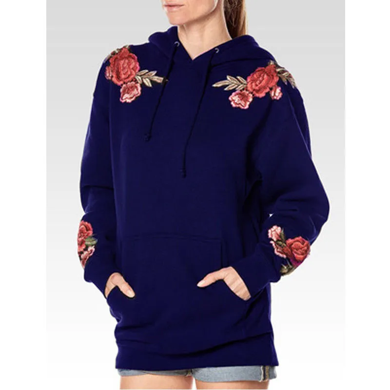 Осеннее Новое поступление стильный женский свитер с капюшоном длинным рукавом