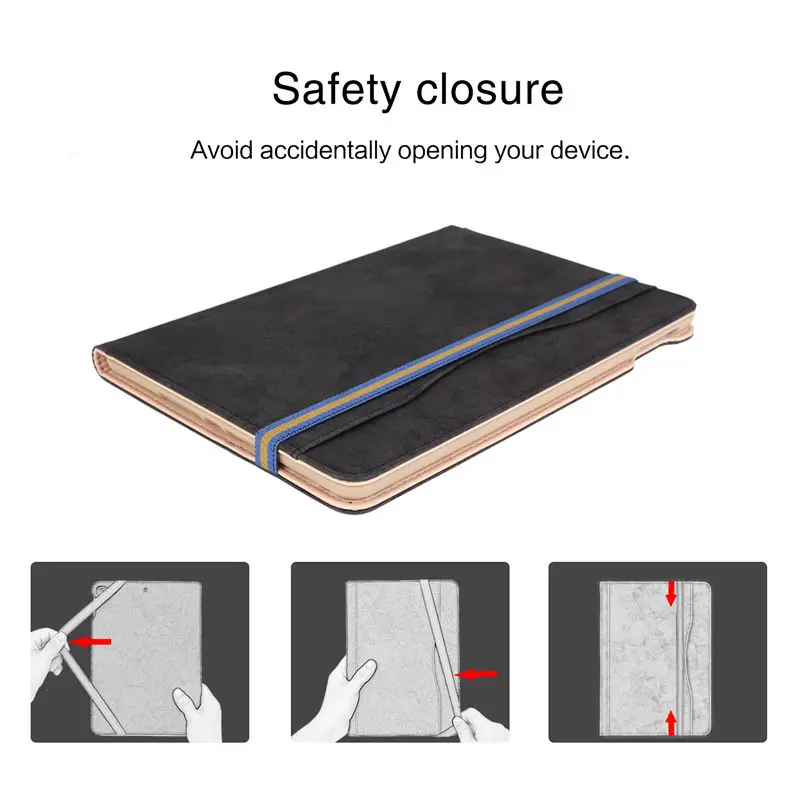 Чехол из искусственной кожи для iPad Air 1 2 чехол с передней подставкой нового 9 7 2017