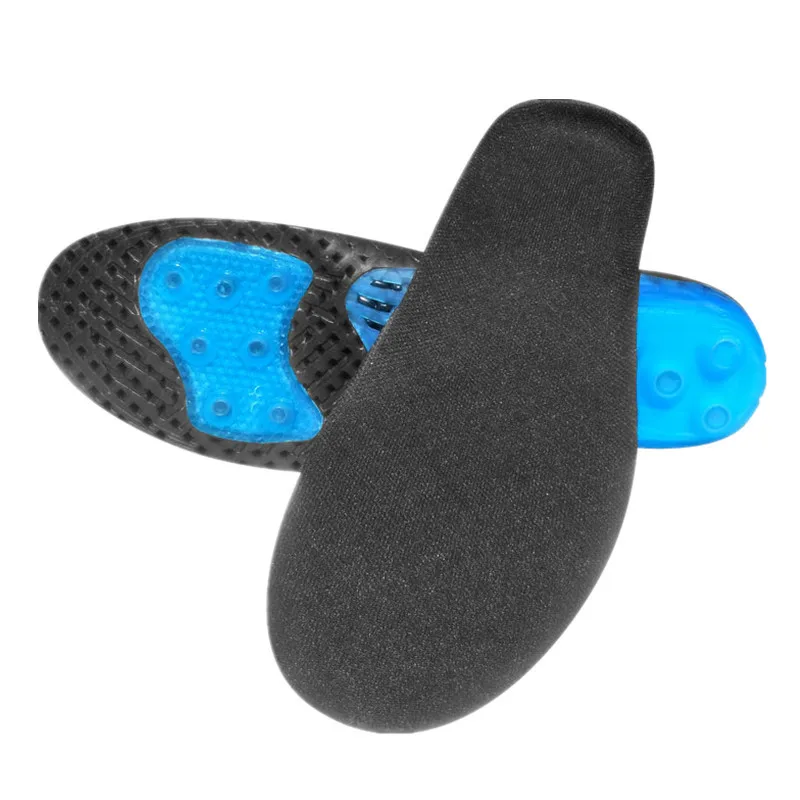Unisex Sport Insoles Foot Care For Plantar Fasciitis Orthopedic Massaging Shoe Inserts Shock Absorption Basketball Shoe Pad