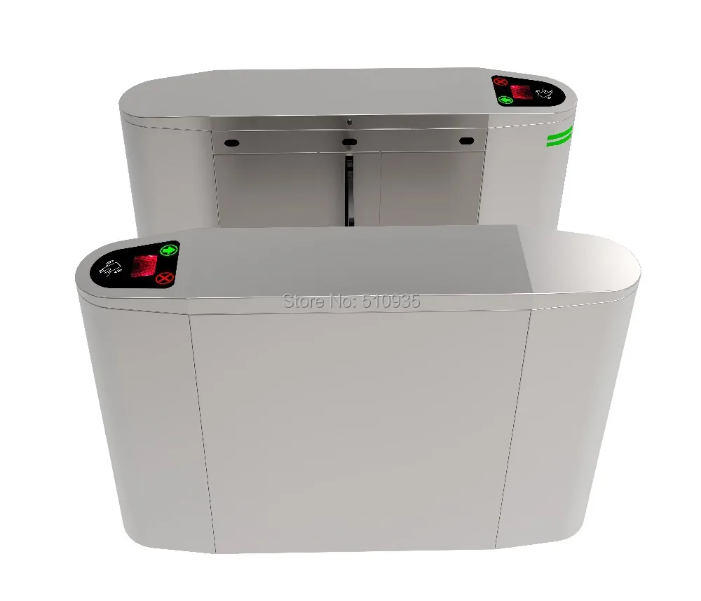 Автоматические ворота из нержавеющей стали 304 с двойным механизмом для контроля