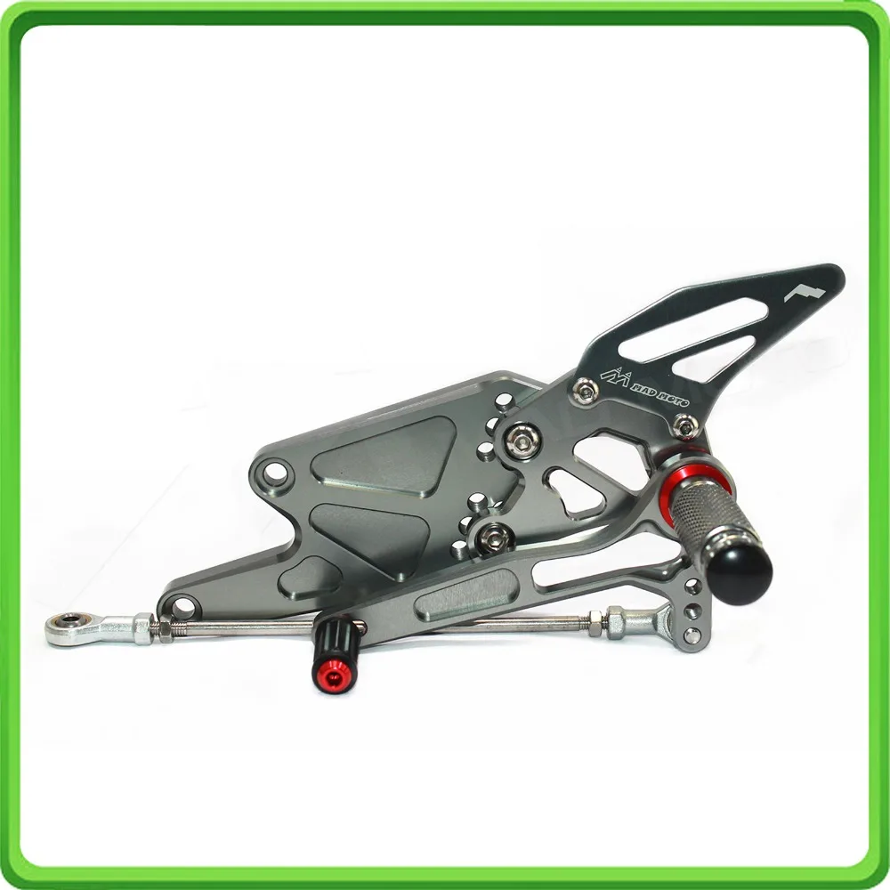 

CNC Rear Sets Rearset footrest foot rest pegs For YAMAHA YZF R25 R3 2014-2016 & MT-03 MT-25 2015-2016 (non-U.S. model) Gray