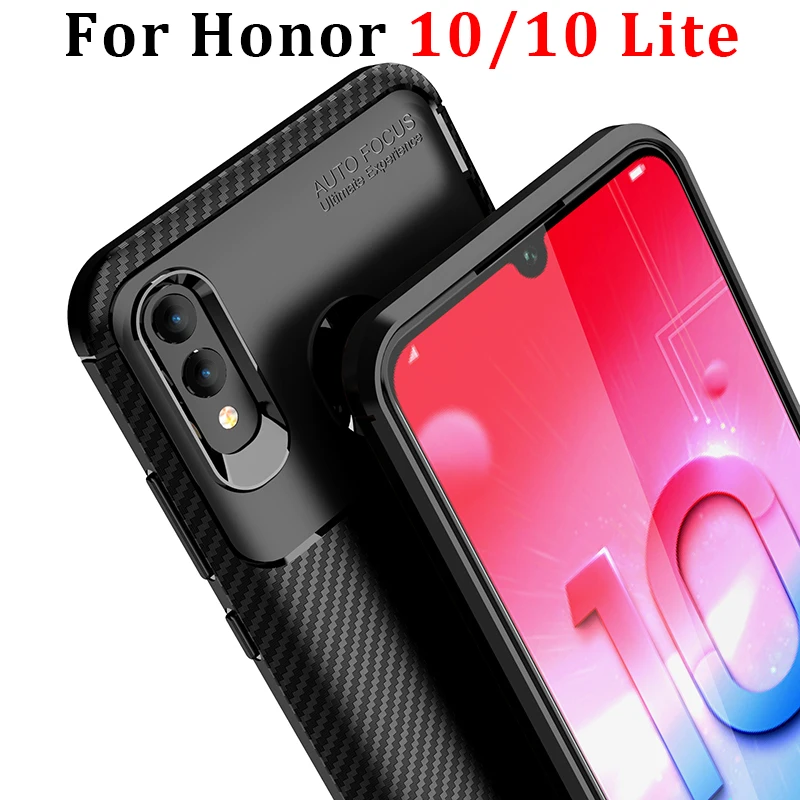 Чехол для honor 10 lite чехол huawei honer мягкий силиконовый из ТПУ 360 защитный ударопрочный