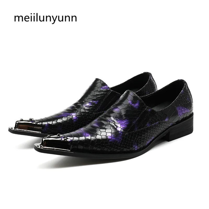 Роскошные Туфли оксфорды для Для мужчин S из кожи питона Формальные модельные